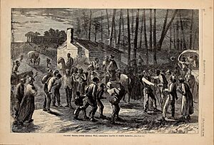 Colored Troops, Under Gen. Wild, Liberating Slaves in North Carolina