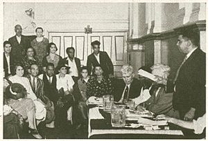 Section of Aboriginal meeting in Australian Hall (12096446615)