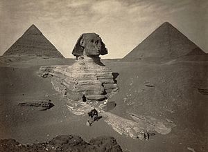 Sphinx partially excavated2