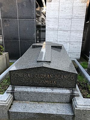 Antigua tumba de Guzmán Blanco. Cementerio de Passy, París