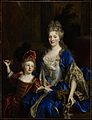 Nicolas de Largillière - Portrait of Catherine Coustard (1673-1728), Marquise of Castelnau, Wife of Charles-Léonor Aubry (1667-1735) with her Son Léonor (1695-1770) - 77.26 - Minneapolis Institute of Arts