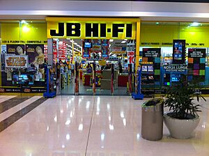 A JB Hi-Fi store in Stockland Rockhampton Shopping centre, Rockhampton, Queensland