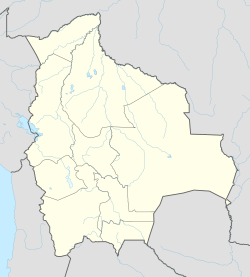 Monteagudo, Bolivia is located in Bolivia