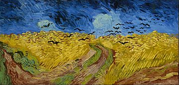 Vincent van Gogh - Wheatfield with crows - Google Art Project
