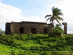 Ruinas del antiguo leprocomio, Islote de Cabras, Palo Seco, Toa Baja, Puerto Rico