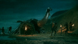 When Dinosaurs Ruled the Earth (1970) trailer - Plesiosaurus 1