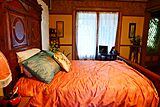 Winchester Mystery House orange bedroom
