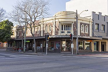 Camperdown Hotel on the corner of Parramatta Rd and Layton St in Camperdown.jpg