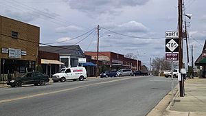 Central business district of Robbins