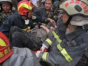 Sichuan earthquake save.
