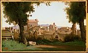 Jean-Baptiste-Camille Corot - View from the Farnese Gardens, Rome - Google Art Project