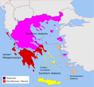 Modern Greek dialects en