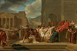 Brutus Condemning His Sons to Death by Guillaume Guillon Lethière
