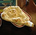 Naan from a Pakistani restaurant