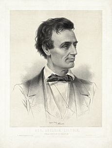Thomas Hicks - Leopold Grozelier - Presidential Candidate Abraham Lincoln 1860