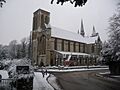 Bournemouth, St. Stephen’s church in snow - geograph.org.uk - 2183895