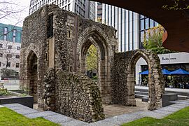 Ruins of St Alphage London Wall - 2023-04-16