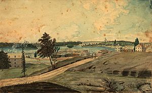 Hull, (Lower Canada), on the Ottawa River; at the Chaudier (sic) Falls, 1830