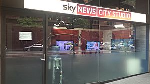 Sky News Australia Sydney City Studio