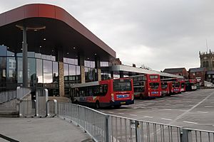 The new 2018 Wigan Bus Station