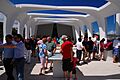 Aboard the U.S.S. Arizona Memorial - looking into the back