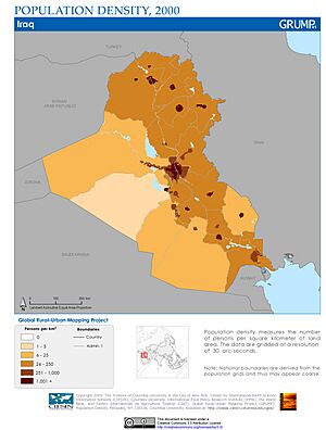 Iraq Population Density, 2000 (6172440266)