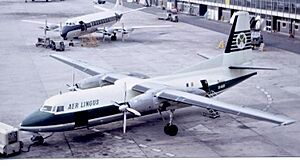 Aer Lingus Fokker Friendship Manchester 1965
