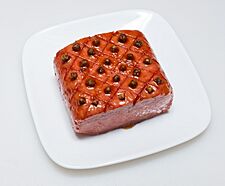 Baked Spam with Cloves