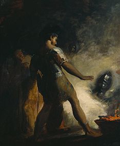 Macbeth in the witches' cave (Sully, 1840)