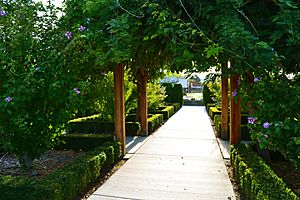 View of Path in the Rose Garden, Highlands Grange Park, Kennewick WA