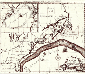 Gulf stream map