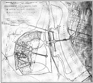 Army Quartermaster Corps proposed Arlington Memorial Bridge and approaches - 1926