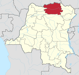 Location of Bas-Uele Province