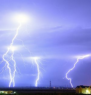 Lightning over Oradea Romania cropped