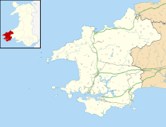 Haverfordwest is located in Pembrokeshire