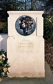 Plaque Christabel Pankhurst