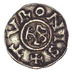 Charlemagne denier Tours 793 to 812