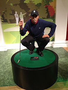 Tiger Woods figure at Madame Tussauds London (12329858684)