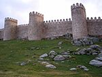 City wall of Ávila