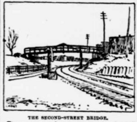 2nd Street Bridge over Baltimore and Ohio Railroad - Washington, DC