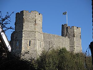 Lewes Castle towers