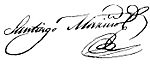 Santiago Mariño signature