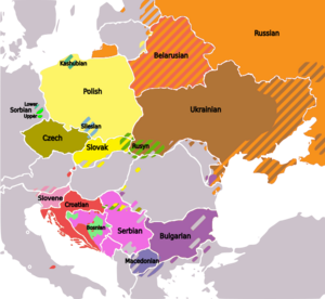 Slavic languages map en