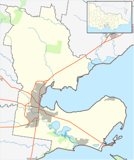 Whittington is located in City of Greater Geelong