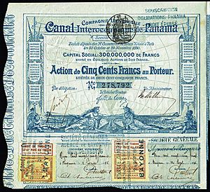 Canal Interoceanique de Panama 1880