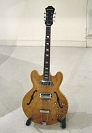 John Lennon's guitar, Imagine room replica of the Beatles Story museum