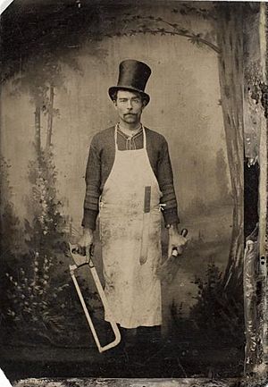 Butcher, late 19th century