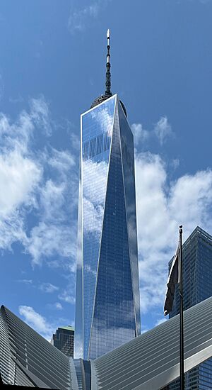 Exterior of One World Trade Center (May 2023)