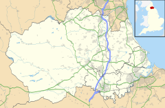 Tanfield is located in County Durham