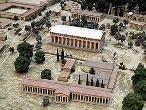 Model of ancient Olympia, British Museum6